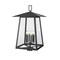 Z-Lite Rainer 6 Light Outdoor Post Mount Fixture, 17.5in. W x 30in. H, Black 5015PHXXLS-BK - alternate 5
